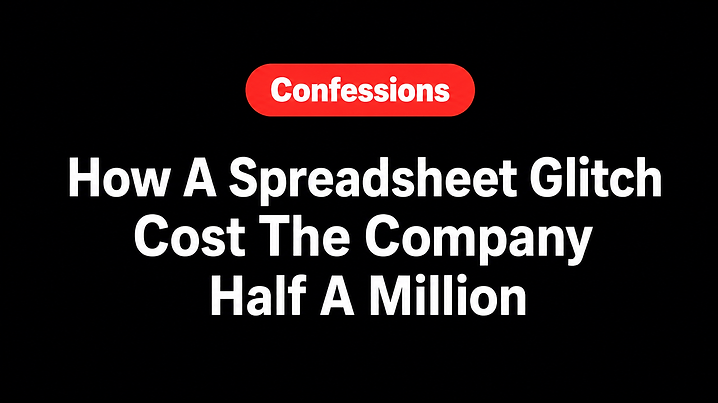 How A Spreadsheet Glitch Cost The Company Half A Million
