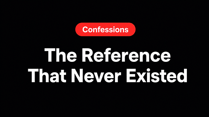 The Reference That Never Existed