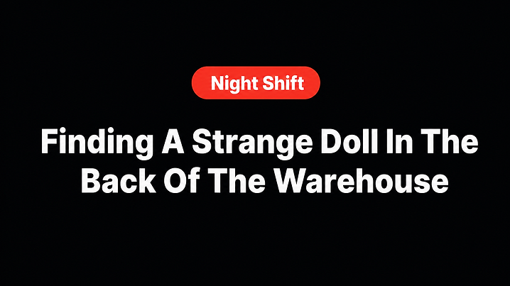 Finding A Strange Doll In The Back Of The Warehouse