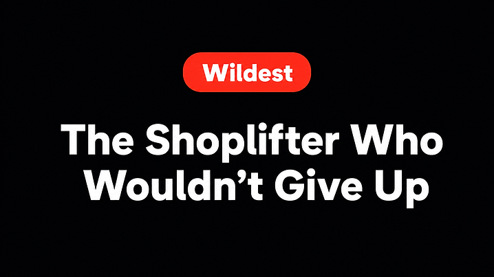 The Shoplifter Who Wouldn't Give Up