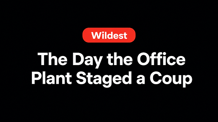 The Day the Office Plant Staged a Coup