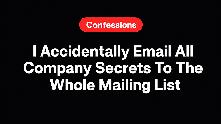 I Accidentally Email All Company Secrets To The Whole Mailing List