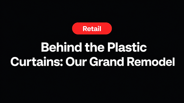 Behind the Plastic Curtains: Our Grand Remodel