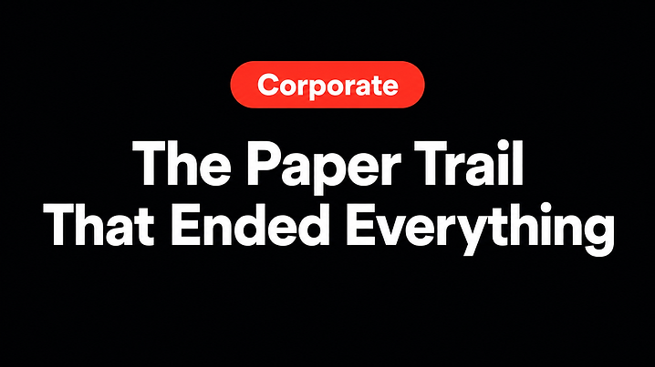 The Paper Trail That Ended Everything