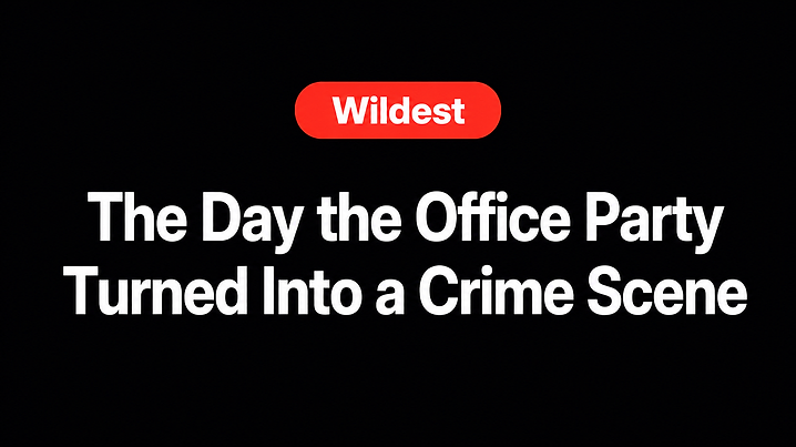 The Day the Office Party Turned Into a Crime Scene