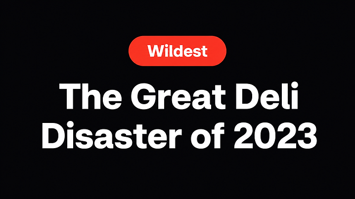 The Great Deli Disaster of 2023