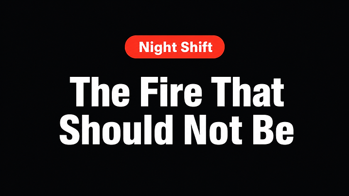 The Fire That Should Not Be
