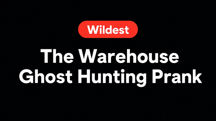 The Warehouse Ghost Hunting Prank