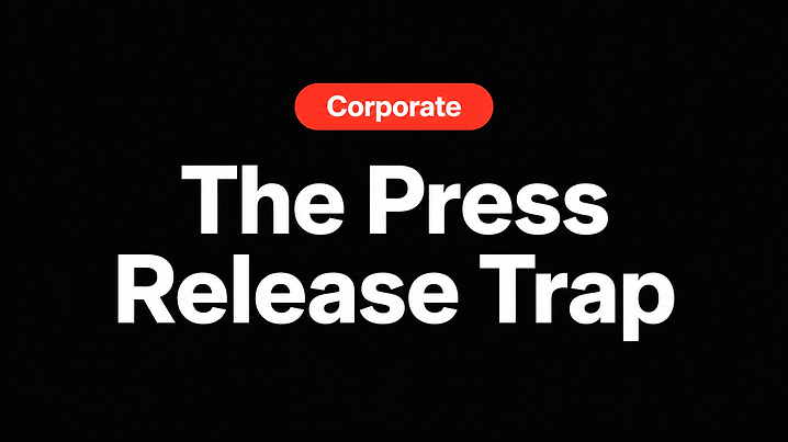 The Press Release Trap