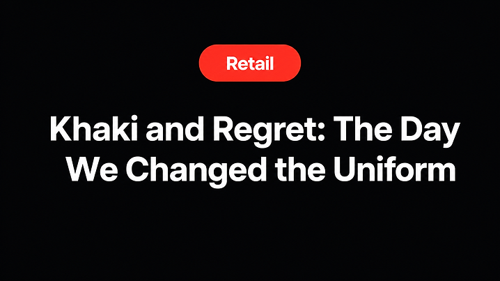 Khaki and Regret: The Day We Changed the Uniform