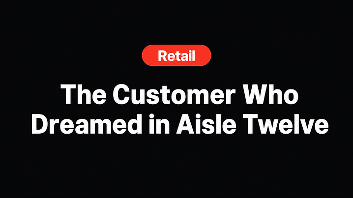 The Customer Who Dreamed in Aisle Twelve