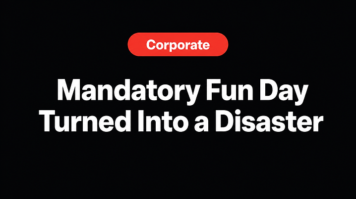 Mandatory Fun Day Turned Into a Disaster