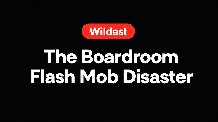 The Boardroom Flash Mob Disaster