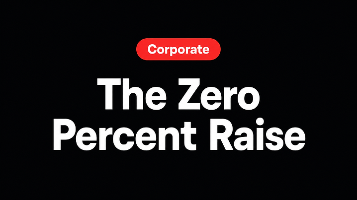 The Zero Percent Raise