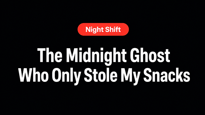 The Midnight Ghost Who Only Stole My Snacks