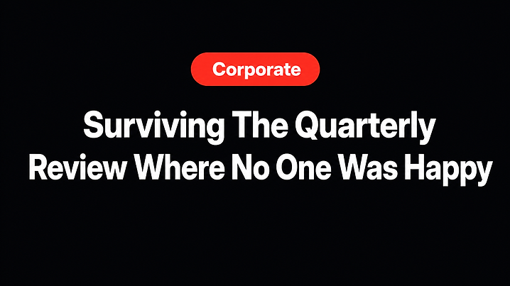 Surviving The Quarterly Review Where No One Was Happy