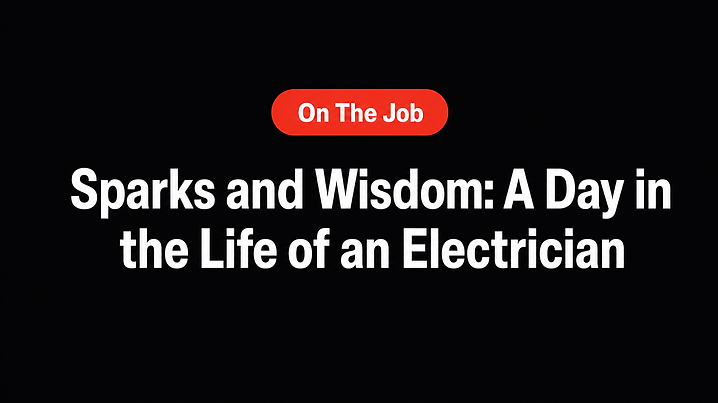 Sparks and Wisdom: A Day in the Life of an Electrician