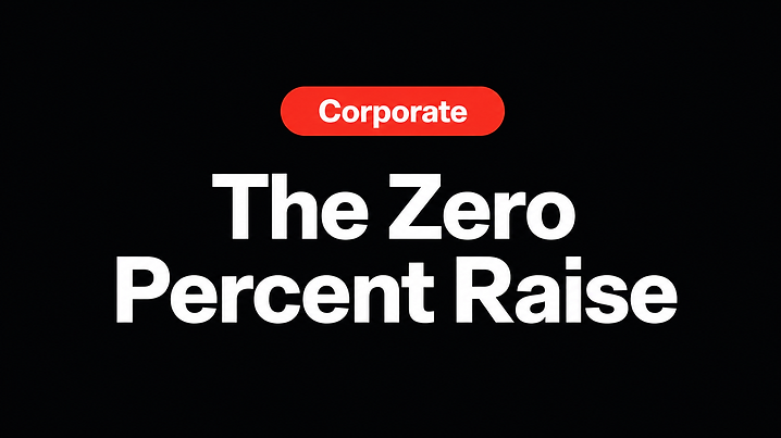 The Zero Percent Raise