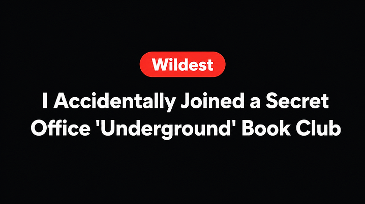 I Accidentally Joined a Secret Office 'Underground' Book Club