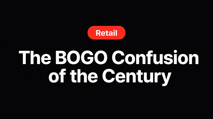 The BOGO Confusion of the Century