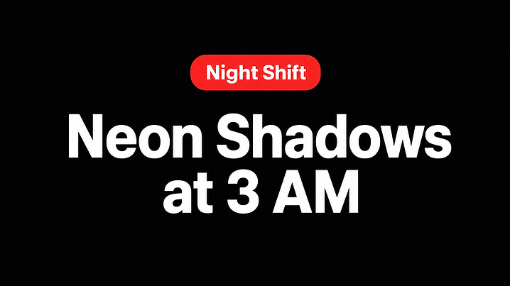 Neon Shadows at 3 AM