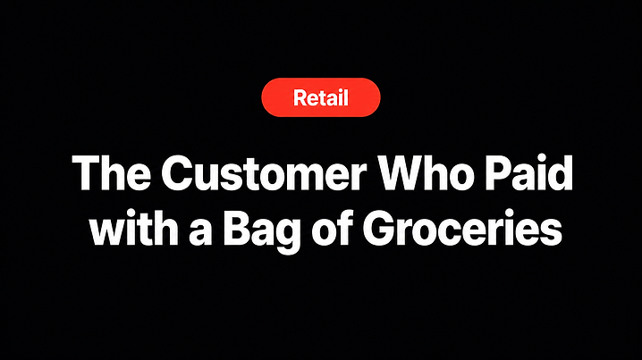 The Customer Who Paid with a Bag of Groceries