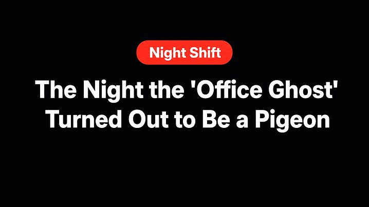 The Night the 'Office Ghost' Turned Out to Be a Pigeon