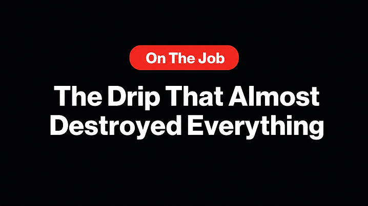 The Drip That Almost Destroyed Everything