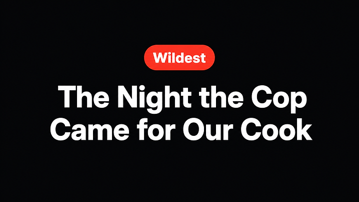 The Night the Cop Came for Our Cook