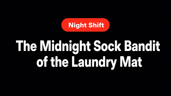 The Midnight Sock Bandit of the Laundry Mat