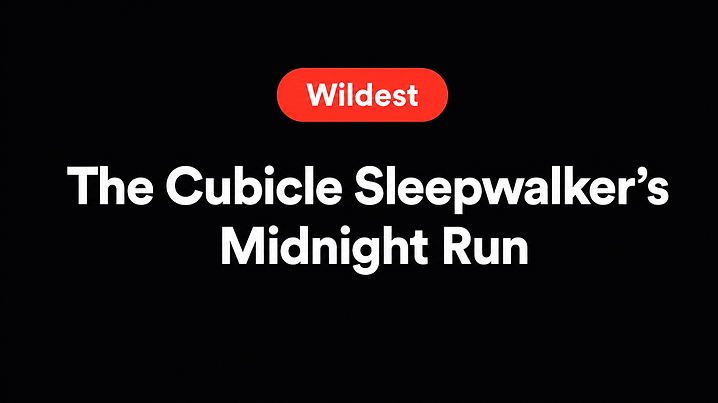 The Cubicle Sleepwalker's Midnight Run