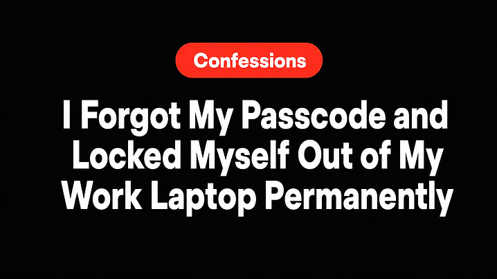 I Forgot My Passcode and Locked Myself Out of My Work Laptop Permanently