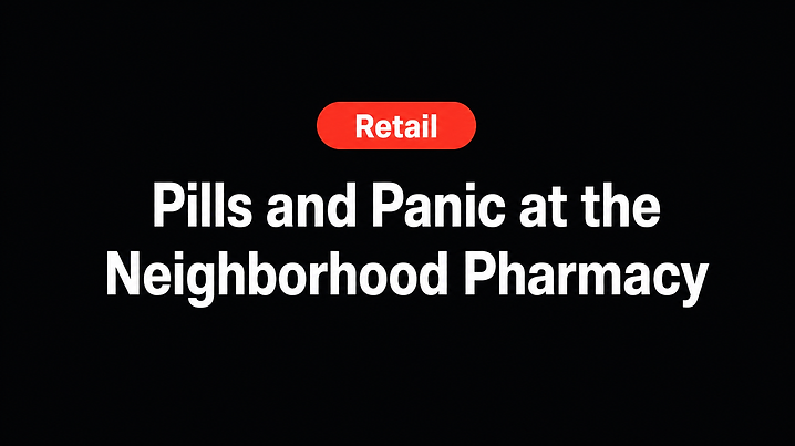 Pills and Panic at the Neighborhood Pharmacy