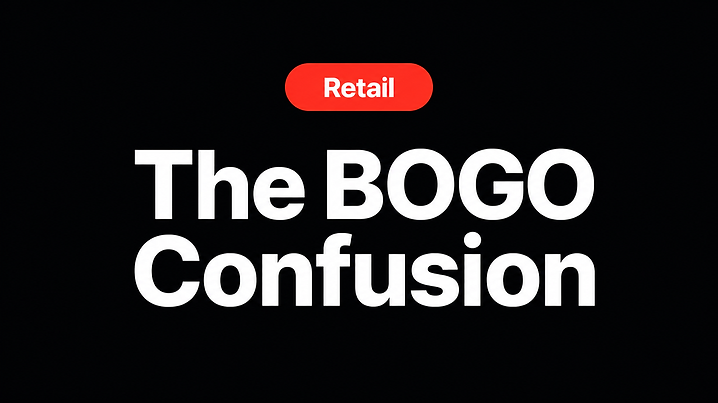 The BOGO Confusion