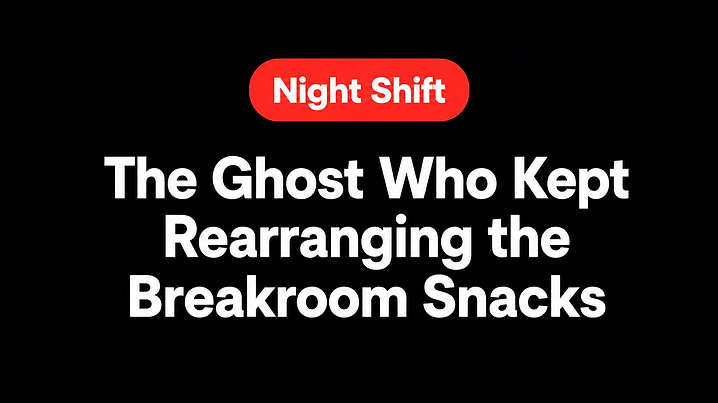 The Ghost Who Kept Rearranging the Breakroom Snacks