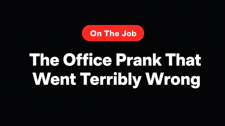 The Office Prank That Went Terribly Wrong