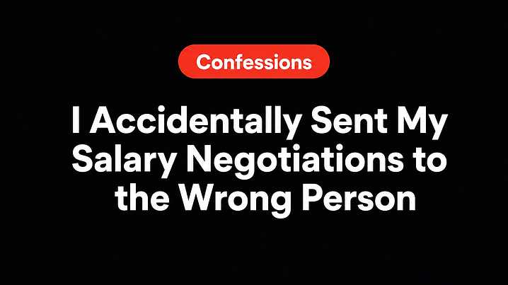 I Accidentally Sent My Salary Negotiations to the Wrong Person