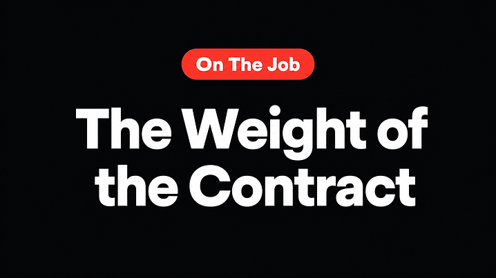 The Weight of the Contract