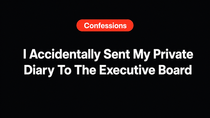I Accidentally Sent My Private Diary To The Executive Board