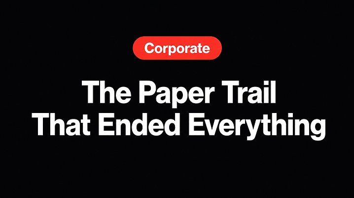 The Paper Trail That Ended Everything