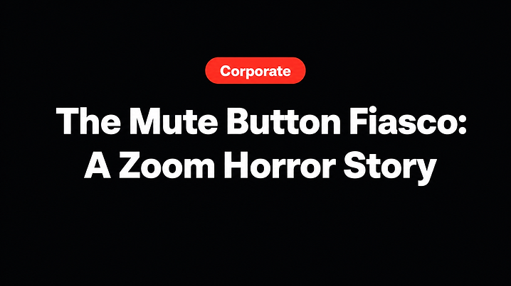 The Mute Button Fiasco: A Zoom Horror Story
