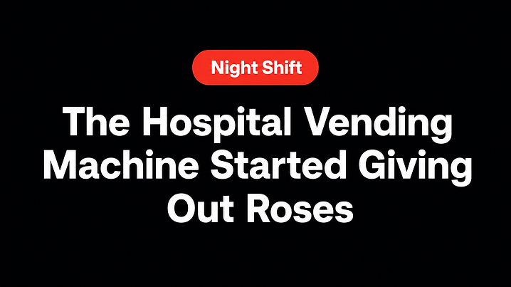 The Hospital Vending Machine Started Giving Out Roses