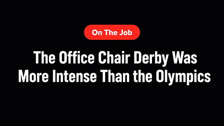 The Office Chair Derby Was More Intense Than the Olympics