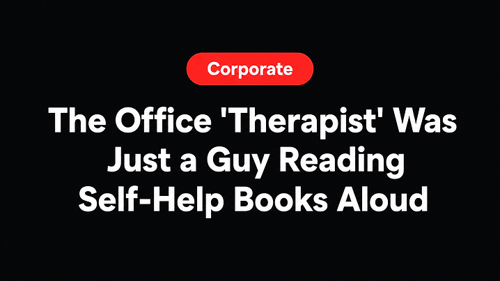 The Office 'Therapist' Was Just a Guy Reading Self-Help Books Aloud