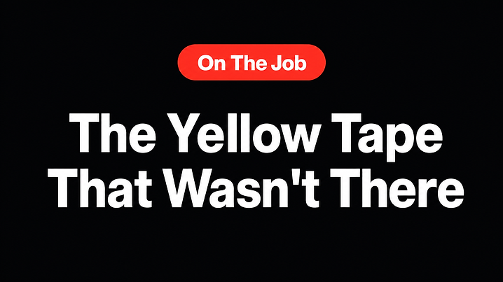 The Yellow Tape That Wasn't There