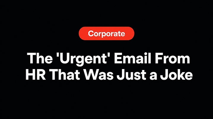 The 'Urgent' Email From HR That Was Just a Joke