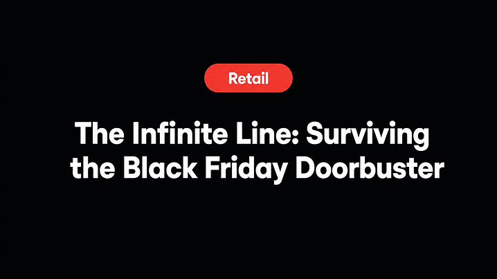 The Infinite Line: Surviving the Black Friday Doorbuster