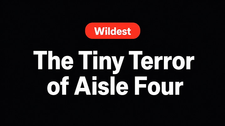The Tiny Terror of Aisle Four