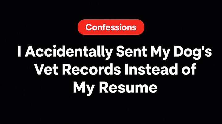 I Accidentally Sent My Dog's Vet Records Instead of My Resume