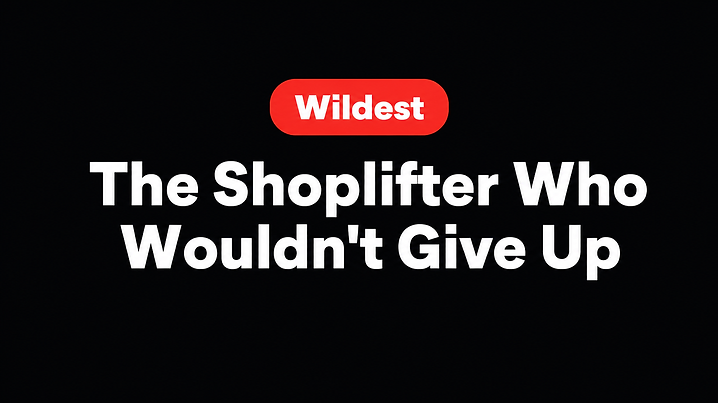 The Shoplifter Who Wouldn't Give Up